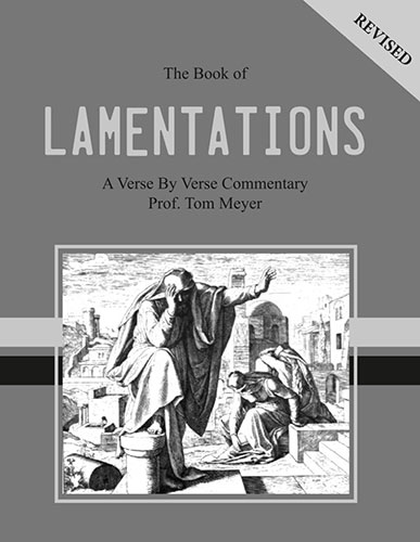 the book of lamentation: a verse by verse commentary by professor thomas meyer